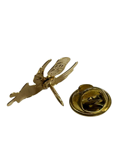 Goldtone Small Angel Lapel Pin .75 inch