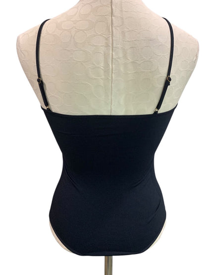 One Size Dynamic Seamless Apparel Lattice Bodysuit Black Womens