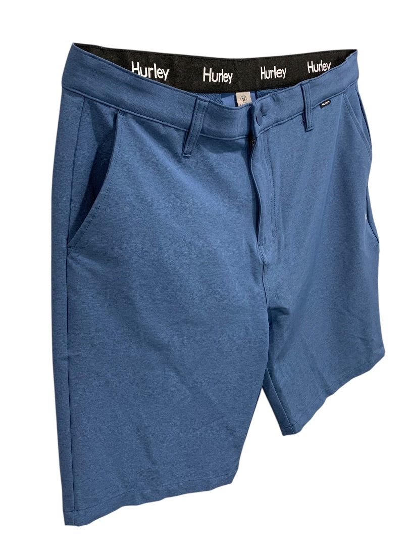Size 36 Hurley Mens Blue Hybrid Spacedye Walk Short