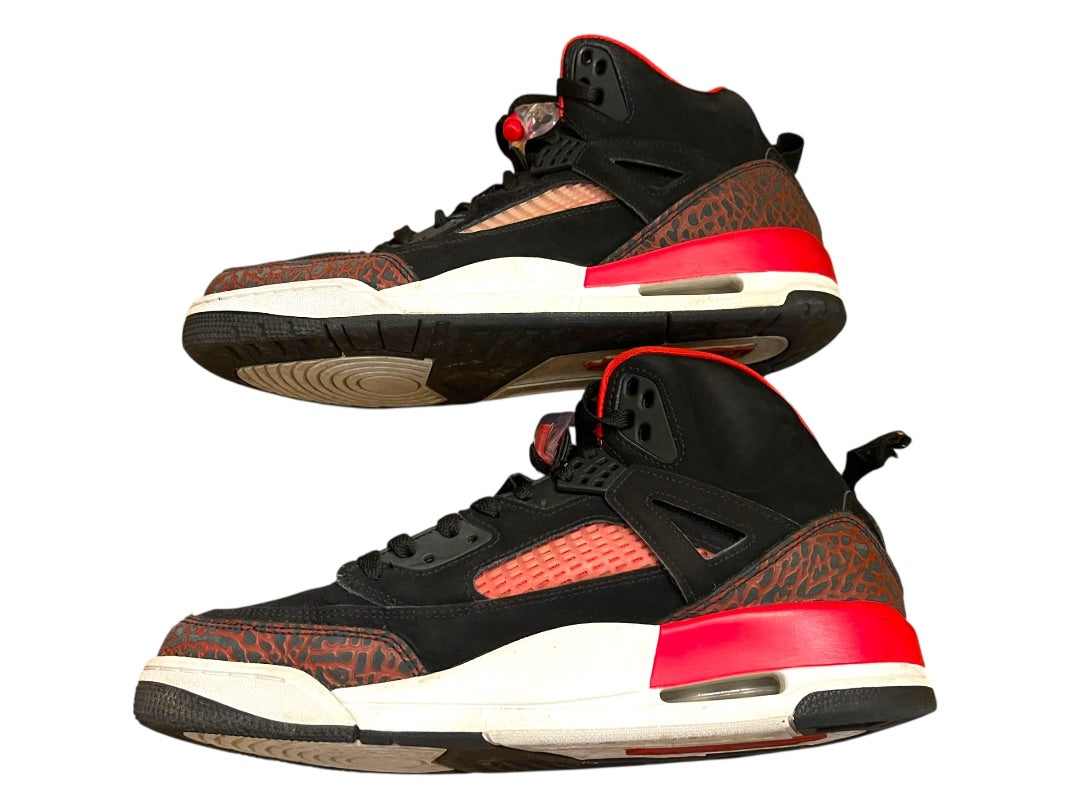 11 Nike Jordan Spizike GS Black University Red 316371-060 High Top Sneakers
