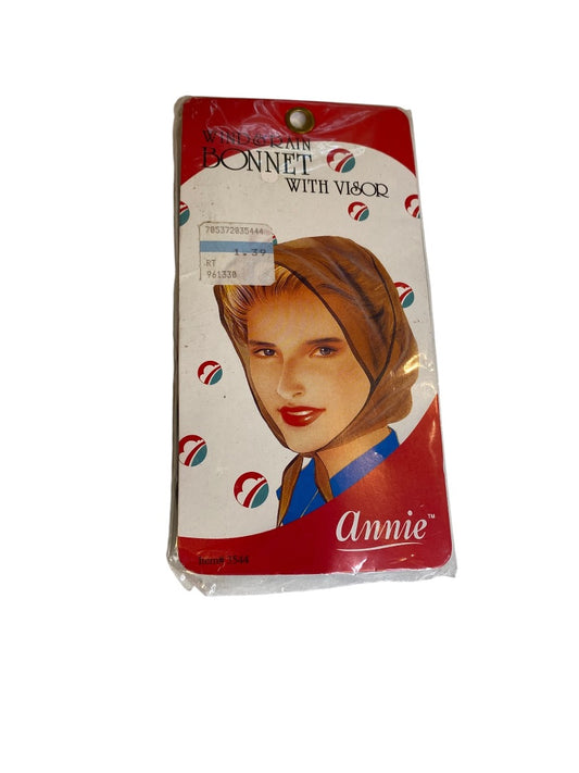Vintage Annie New Old Stock Wind & Rain Bonnet with Visor Item #3544