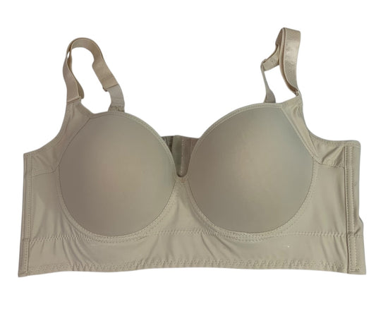 Size 40DD Underwire Tan Bra Full Coverage Support Padded Back Smoother
