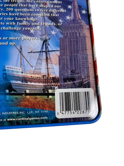 Spirit of the United States American Trivia Game in Tin Ages 8+ (2 or More Players)