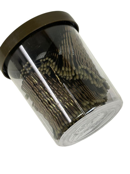 Strictly Professional New 300 Count Bobby Pins Grip Crimped Bronze