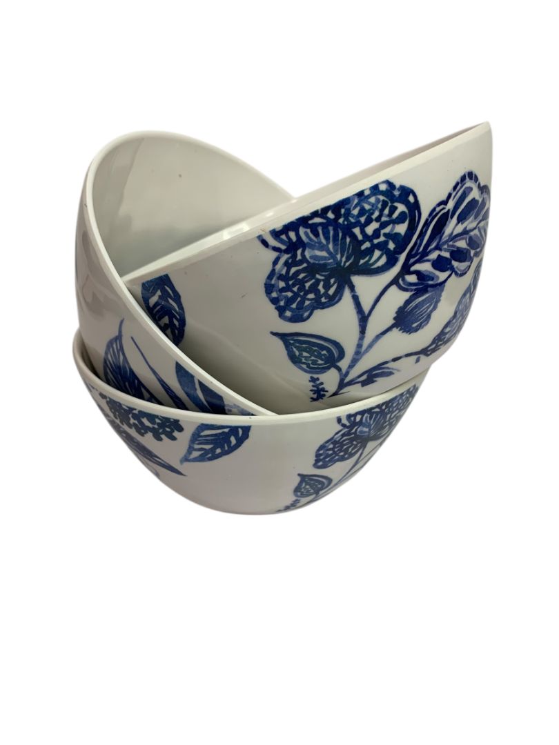 Cynthia Rowley New York Melamine Bowls 6" Set of 3