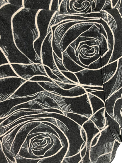 One Size LulaRoe Womens Leggings 3 Pair Assorted Purple Black Floral