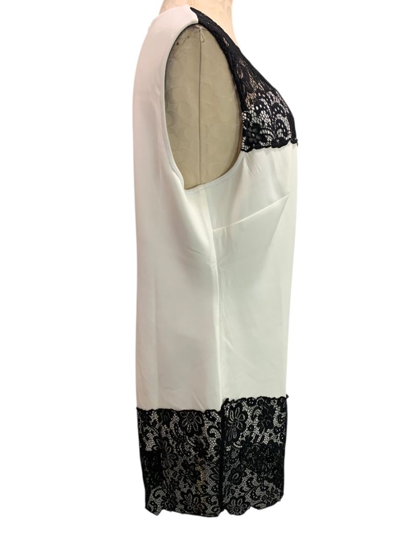 Size 18 Maree Pour Toi New Sheath Dress Ivory Black Lace Sleeveless