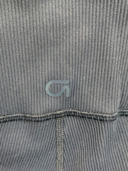 Small GapFit Womens Navy Blue Ribbed Jogger Leggings 26" Inseam