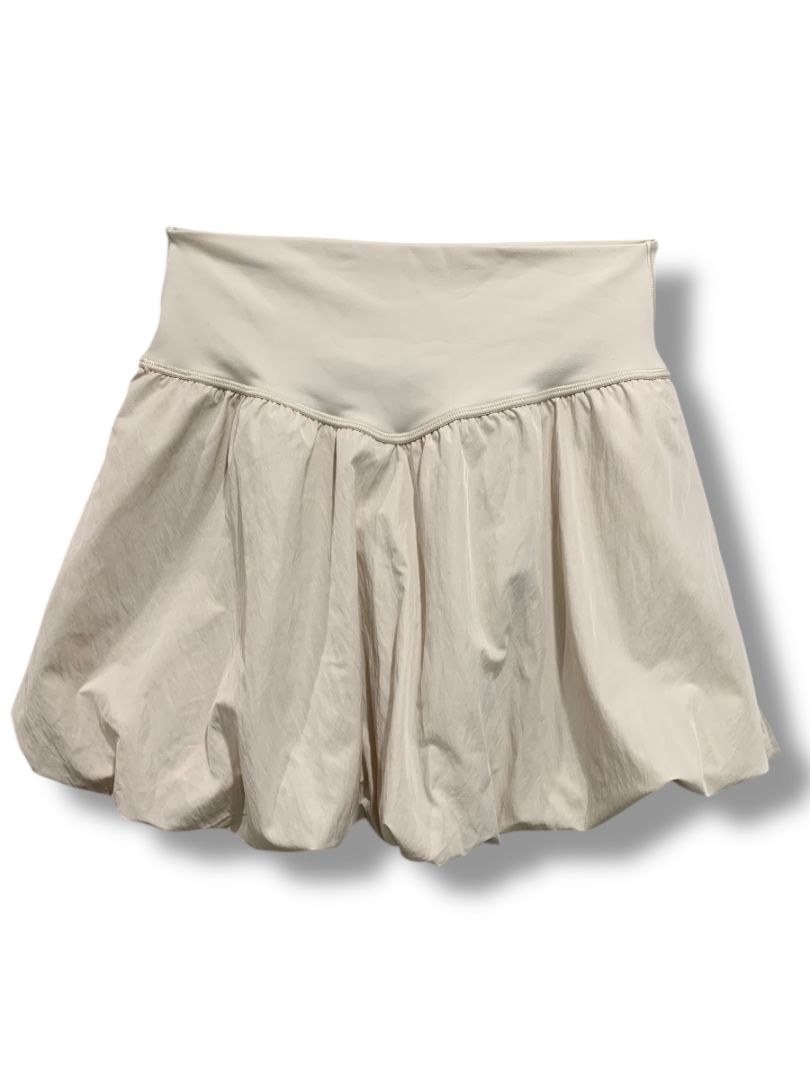 Size Medium Offline by Aerie Bubble Mini Skirt Ivory Skort Undershort