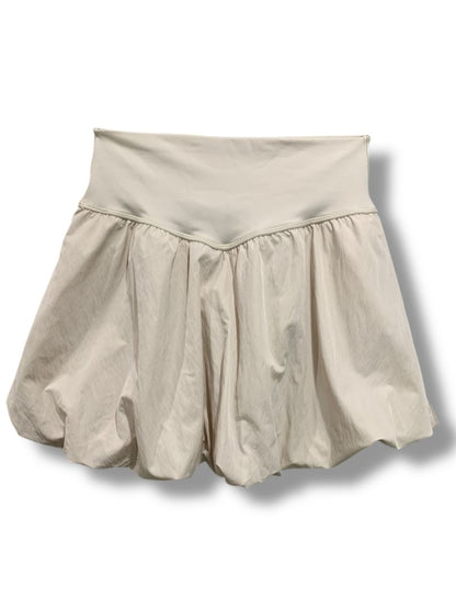 Size Medium Offline by Aerie Bubble Mini Skirt Ivory Skort Undershort