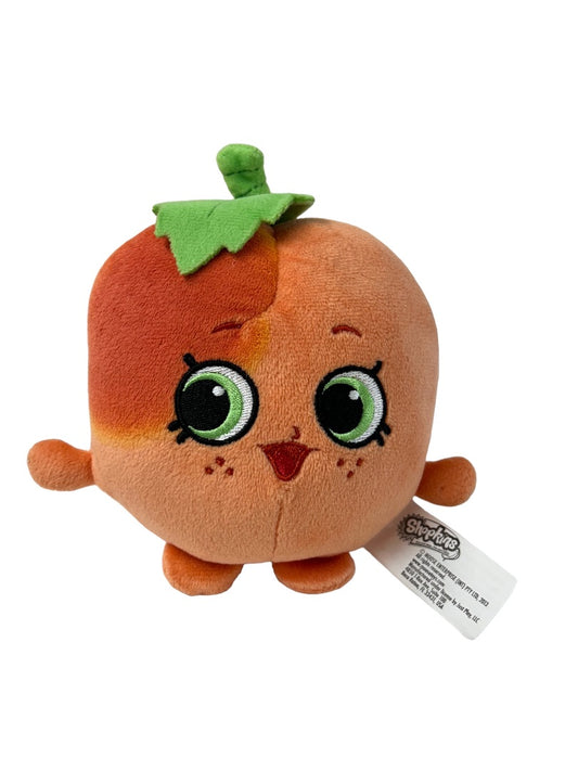 Shopkins 2013 Peach Fruit Soft Plush 5" Moose Enterprise