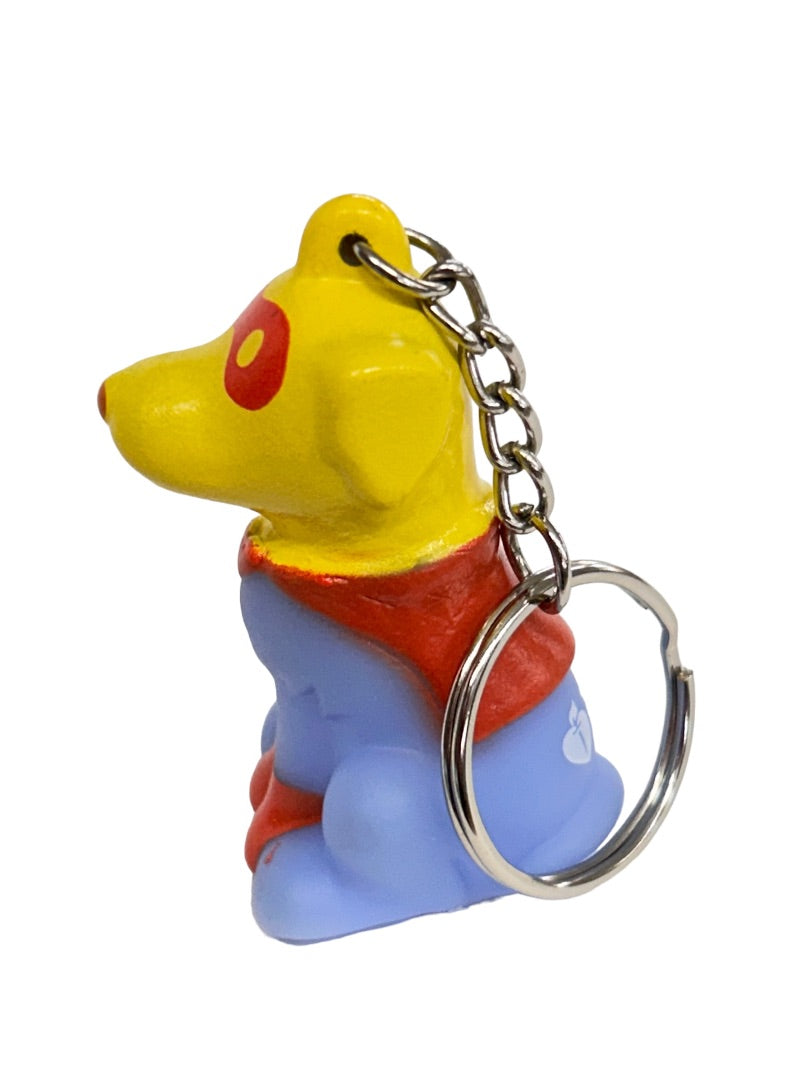 American Heart Association Super Dog Pup Keychain Key Ring