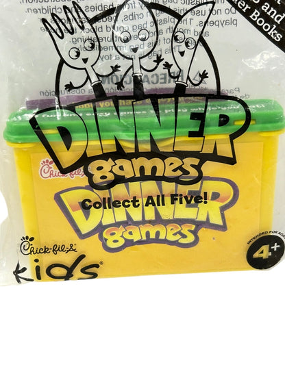 Dinner Games Chick-Fil-A Kids Meal Sealed Toy 2012 Green Top Ages 4+