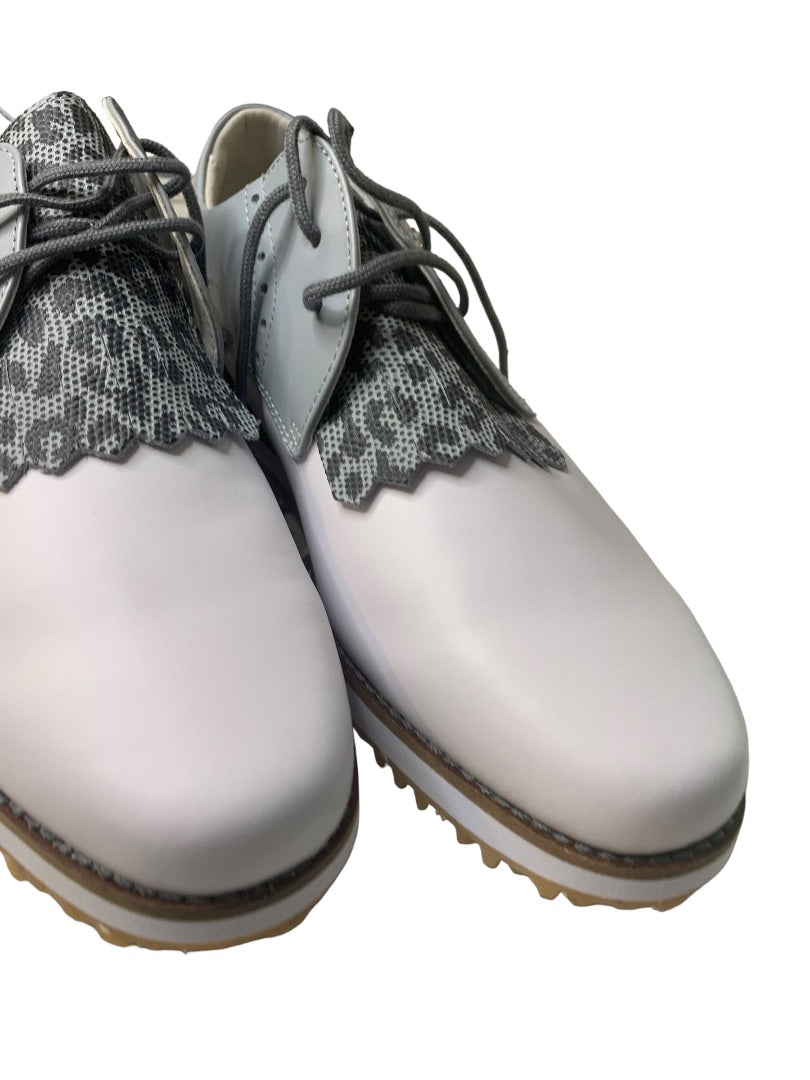 Size 9.5M FootJoy Womens FJ Sport Retro Kiltie Golf Shoes Leather 92395