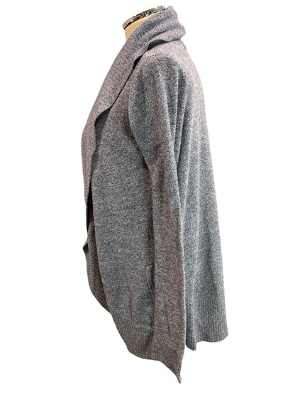 Medium Barefoot Dreams Womens Cozychic Lite Circle Cardigan Open Charcoal Gray