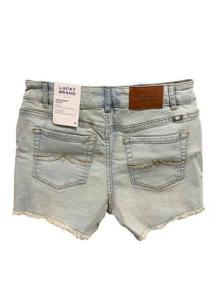 Size 14 Lucky Brand Girls New Jean Shorts High Waist Buttonfly