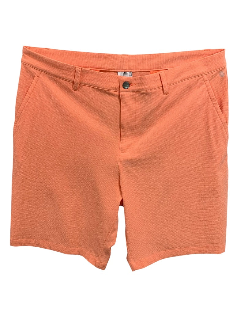 Size 38 Adidas Mens New Crosshatch Coral Fusion Shorts HR9053