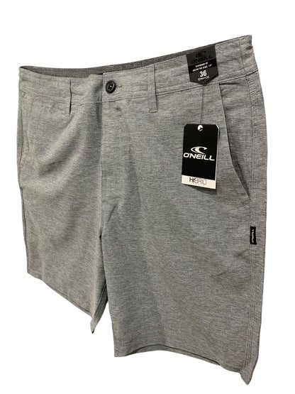 Size 36 O'Neill Mens New Hybrid Drifter Shorts Standard Fit Gray