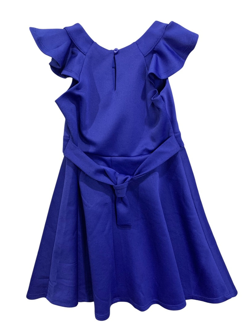 Size 8 Bonnie Jean Girls Royal Blue A-Line Dress