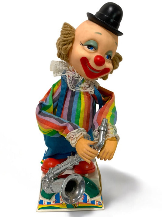 The Saxophonist Mr. Bob Fu Shin Toys Clown Musical Light Up 13 Inch