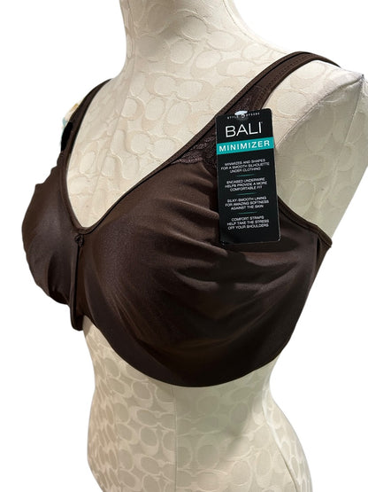 Size 36G Bali New Minimizer Bra Brown Underwire DF3385