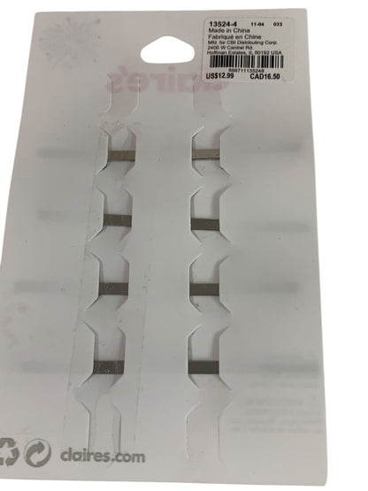 Claires New Set of 4 Patriotic Hair Bobby Pins Red White Blue