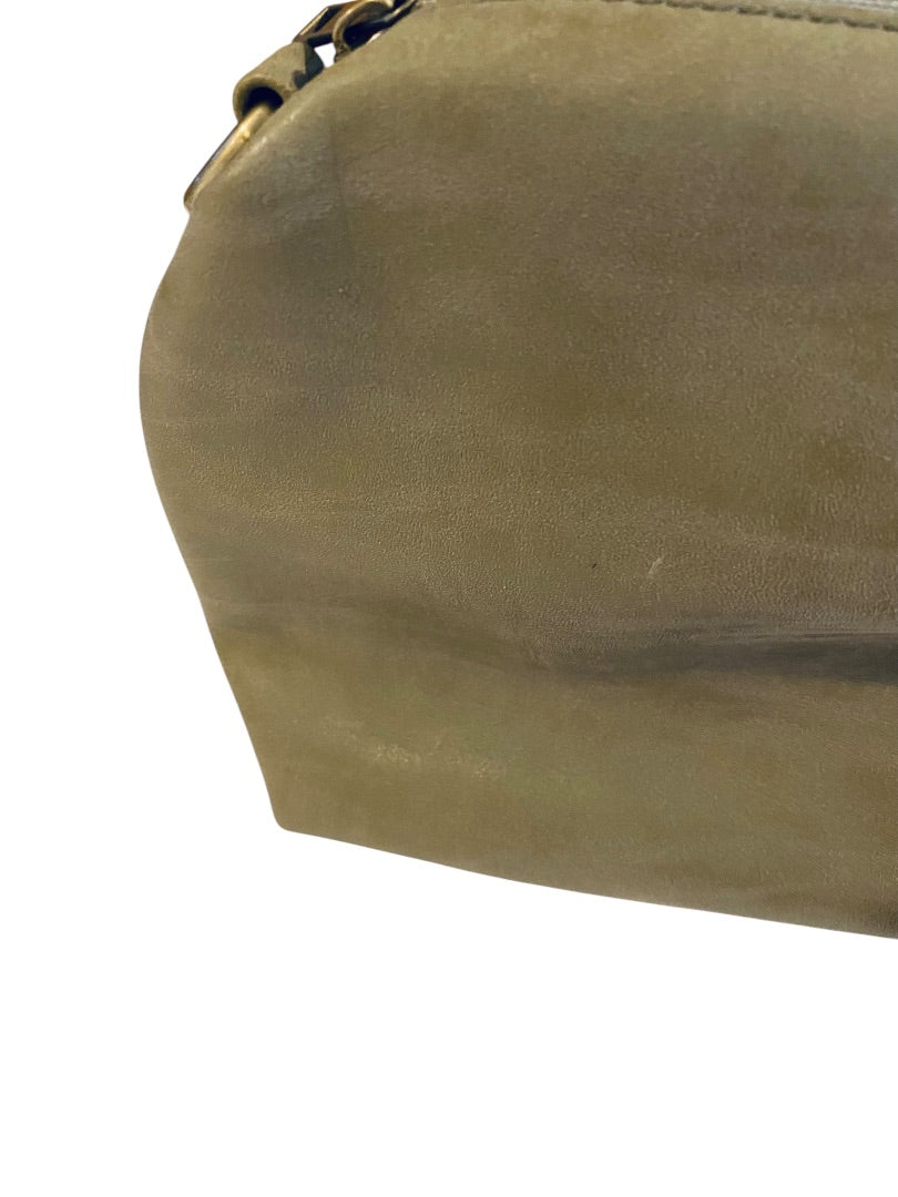 Joy Susan Vegan Leather Sage Green Purse Pouch Detachable Strap