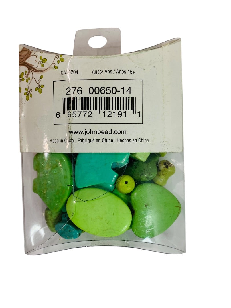 Earths Jewels 3 Packs Beads Sodalite Turquoise Green Magnesite Peach Aventurine Jewelry Making