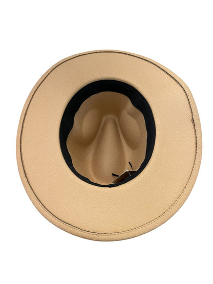 One Size San Diego Hat Womes Classic Felt Fedora Taupe New