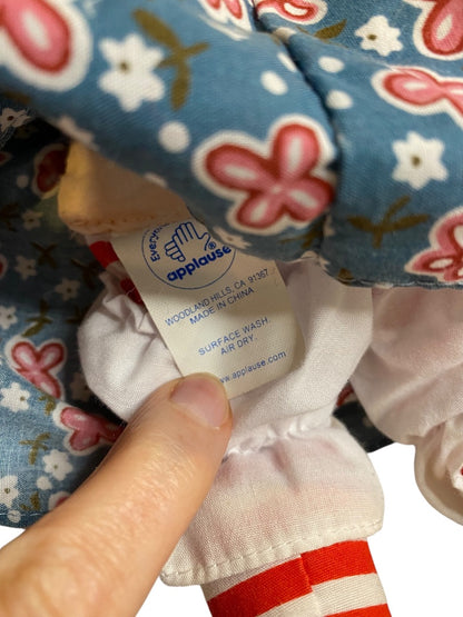 2003 Applause Hasbro Raggedy Ann Rag Doll 12" Button Eyes Embroidered Face