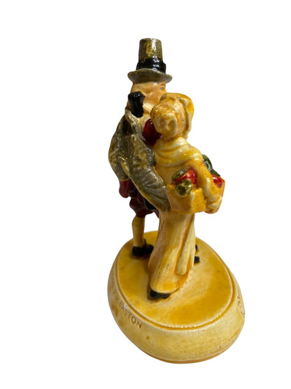 Sebastian Miniatures Signed Figurine The Pilgrims Vintage 3.5"