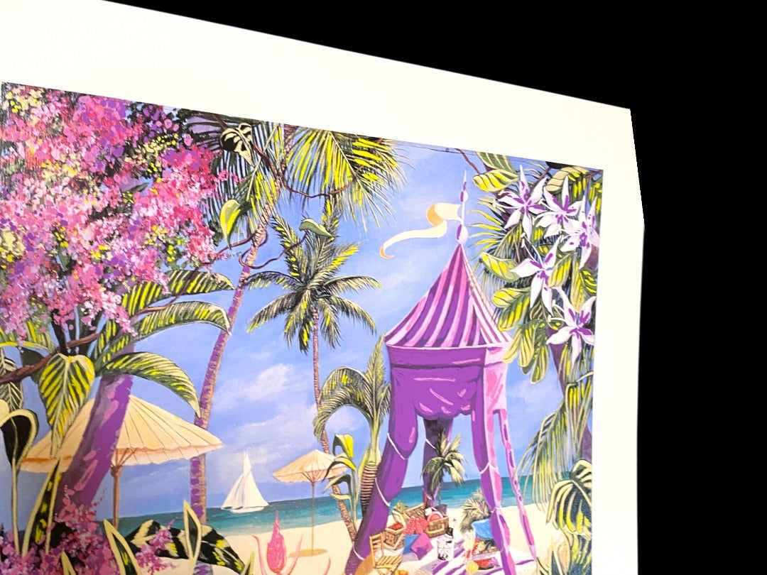 1999 Sherri Hatchett Bohlmann Fantasy Island Seriolithograph & COA Numbered