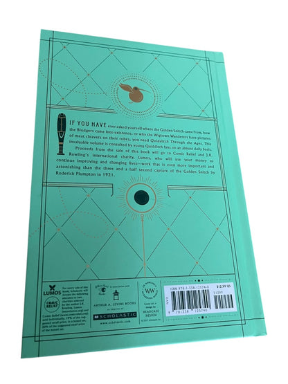 Box Set of 3 Hogwarts Library JK Rowling Quidditch Fantastic Beedle the Bard