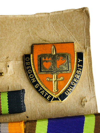 Vintage ROTC Pins Bar Oregon State University Lot of 4