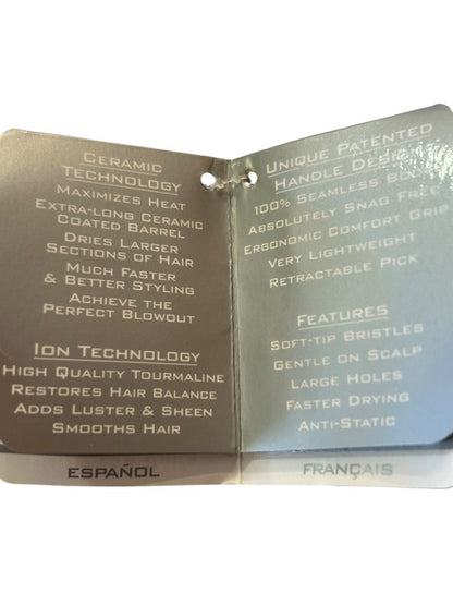 New Olivia Garden Brush CIXL-55 Ceramic and Ion Speed XL 55