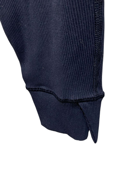 Small GapFit Womens Navy Blue Ribbed Jogger Leggings 26" Inseam