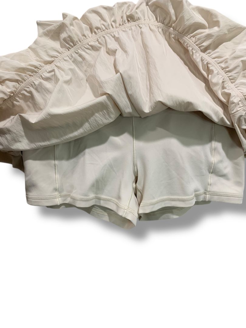Size Medium Offline by Aerie Bubble Mini Skirt Ivory Skort Undershort