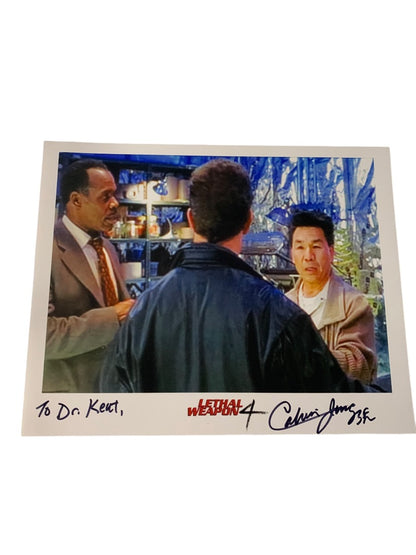 Signed Calvin Jung Lethal Weapon 4 Personalized Autograph 8x10 Photo