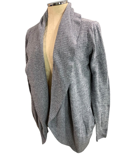 Medium Barefoot Dreams Womens Cozychic Lite Circle Cardigan Open Charcoal Gray