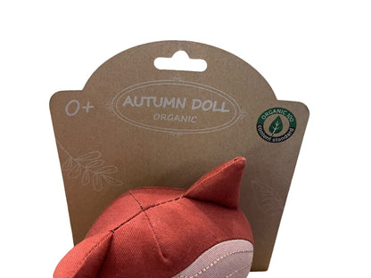 Linzy Toys Autumn Doll Organic Stuffed Cloth Fox Doll 14 Inch New