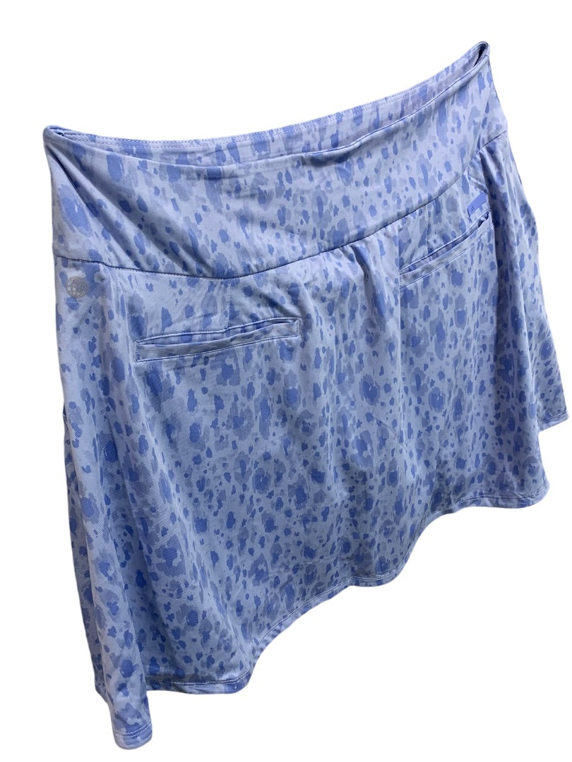 Small Adidas Womens New Print Blue Fusion Golf Skort HT1278