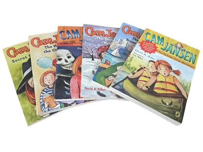 Set of 6 Cam Jansen Paperback Books Scholastic Puffin Mystery Adler