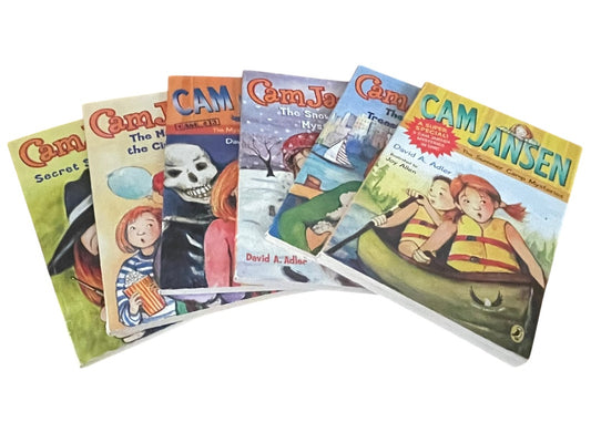 Set of 6 Cam Jansen Paperback Books Scholastic Puffin Mystery Adler