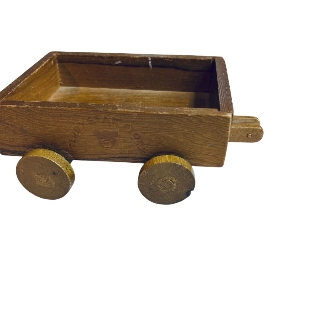 1980s Teddy Bear Story Miniature Dollhouse Cart Wagon 1:12 Scale