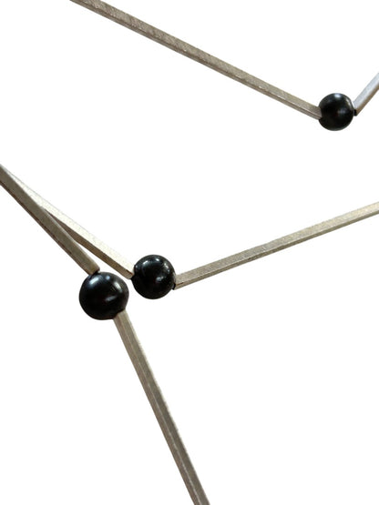 Dansk Smykkekunst Modernist Silver Necklace Slide Adjustment