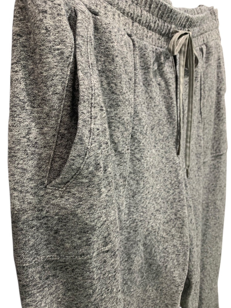 2X T by Talbots Womens Gray Heathered Jogger Pants Pockets