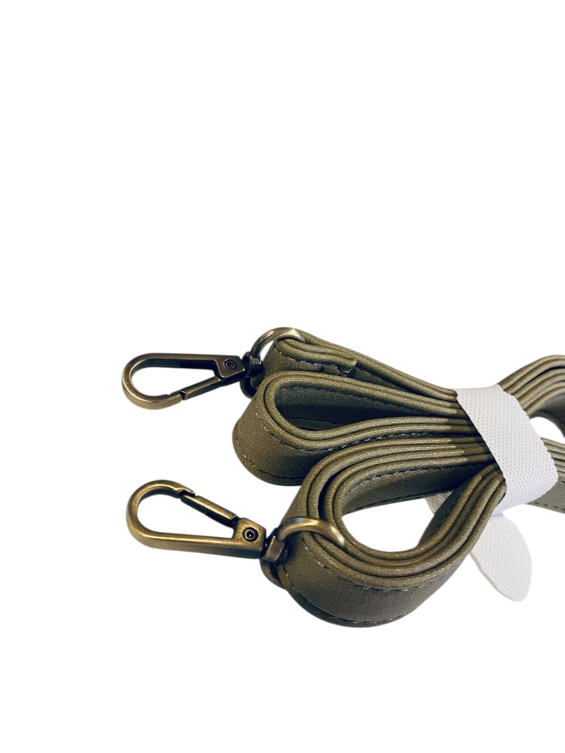 Joy Susan Vegan Leather Sage Green Purse Pouch Detachable Strap