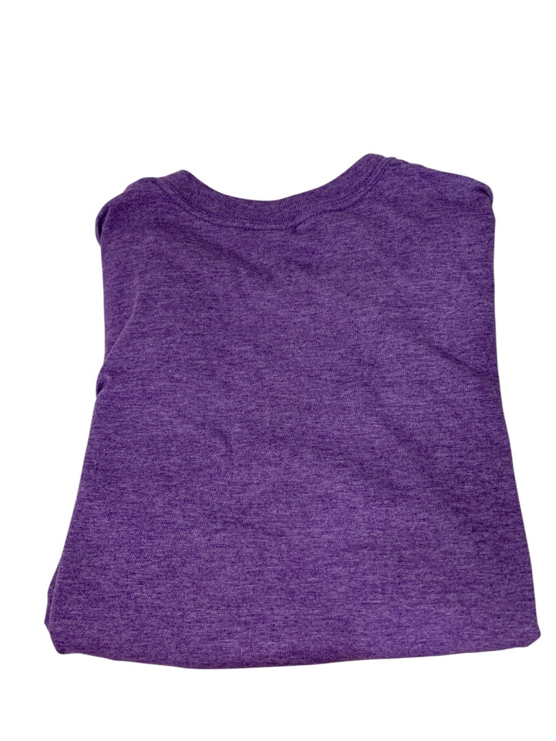 Medium Anvil The Famous Grouse Purple Heathered Tshirt Unisex