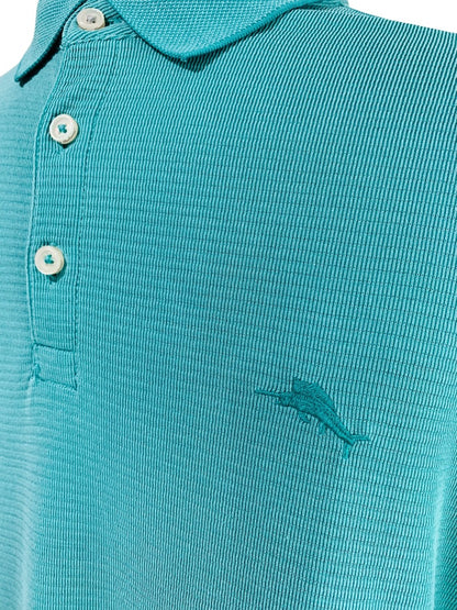 XL Tommy Bahama Island Zone Mens Polo Golf Shirt Turquoise