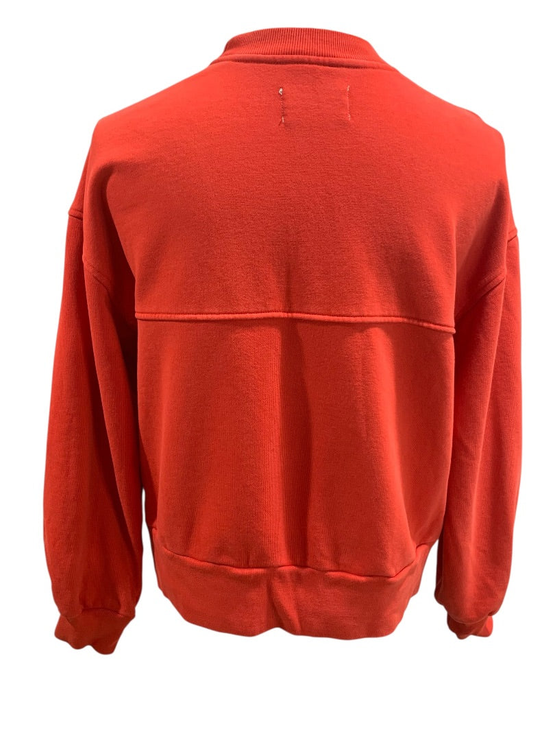 Small Everlane Womens Pullover Crewneck Sweatshirt Light Red Organic Cotton